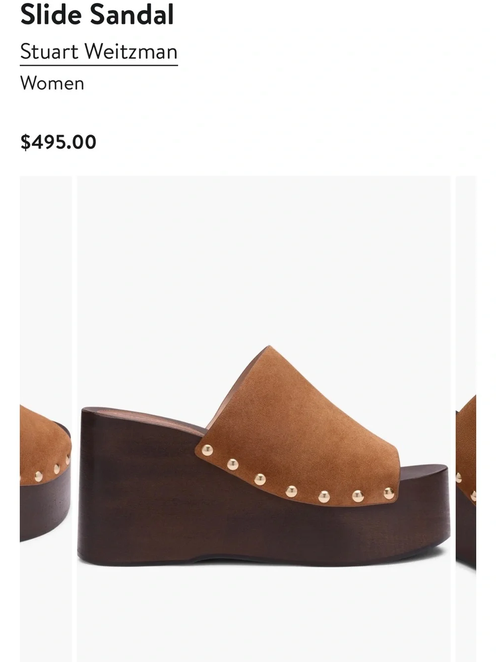 Stuart Weitzman chunky platform